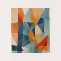 Abstrakte Augen von Blau und Orange