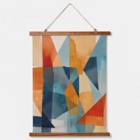 Abstrakte Augen von Blau und Orange