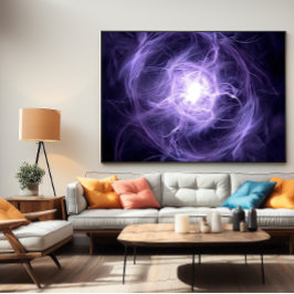 Abstrakte Aura: Energieform Kirlian Poster