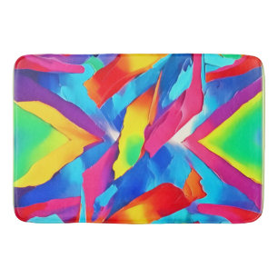 Abstrakte Ausdruckskunst Badematte