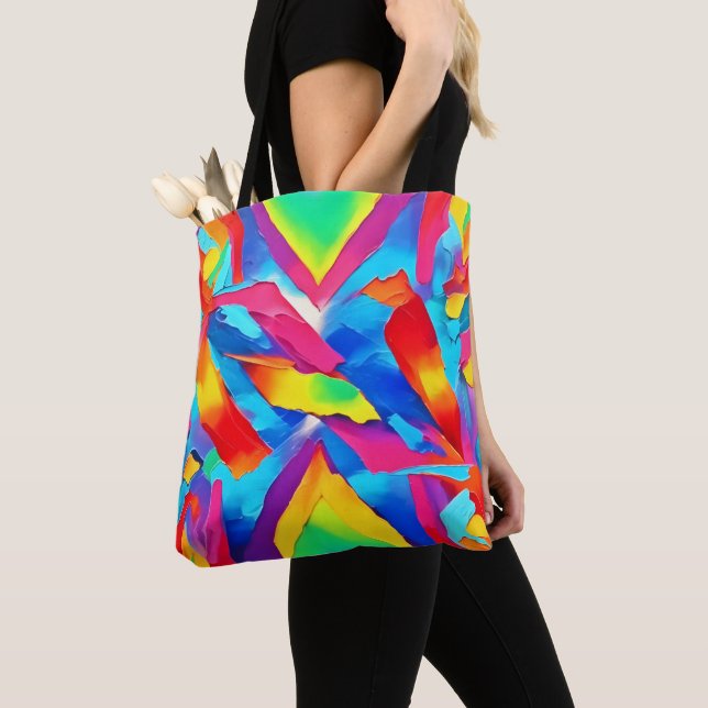 Abstrakte Ausdruckskunst Tasche (Von Nahem)