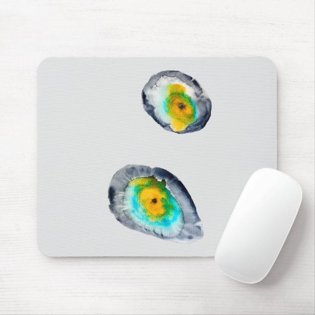 abstrakte Austern-Muscheln Mousepad (Mit Mouse)