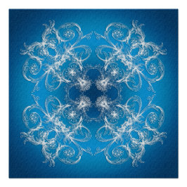 Abstrakte Barockstil-Textur. Poster