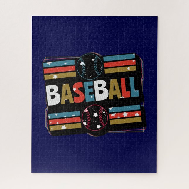 Abstrakte Baseballkunst (Vertikal)
