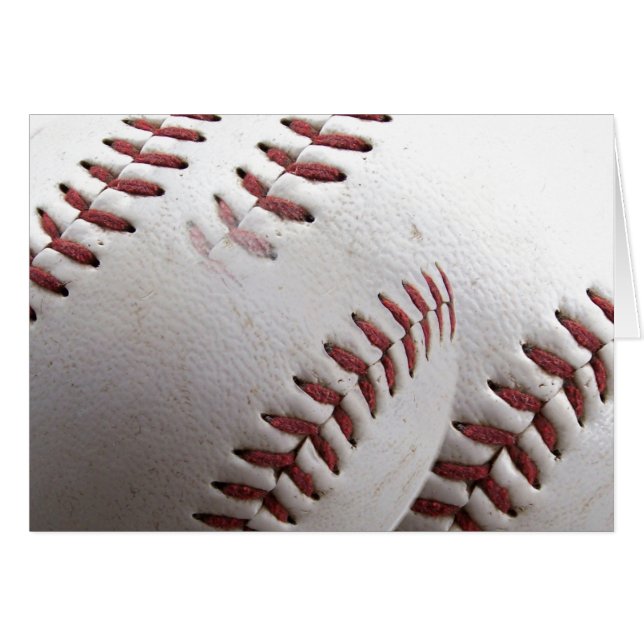 Abstrakte Baseballstiche (Vorderseite (Horizontal))