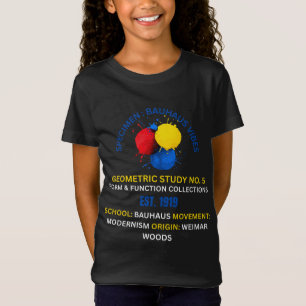 Abstrakte Bauhaus-Geometrie-Studie Nr. 5 - Moderni T-Shirt