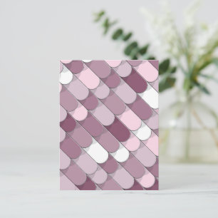 Abstrakte Bauweise (Fliesen) 2 Feiertagspostkarte