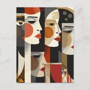 Abstrakte Beauty Palette Artist Postkarte