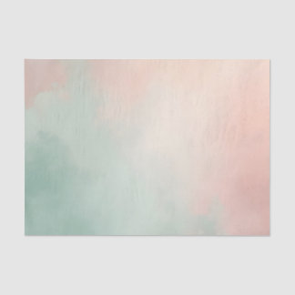 Abstrakte Beliebte Blush Pink Mint Kollektion Seidenpapier
