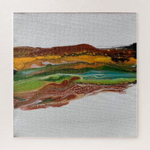 Abstrakte Bergwelt