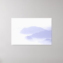 Abstrakte Bergwelt Natur Periwinkle Blau