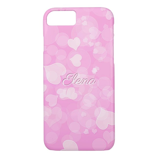 Abstrakte Beschaffenheit bokeh die Liebe des Case-Mate iPhone Hülle (Rückseite)