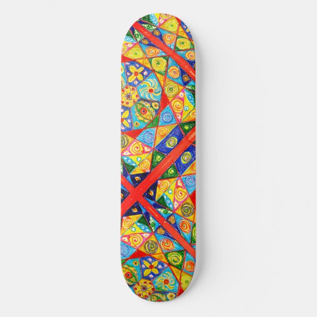 Abstrakte Bestellung Skateboard (Vorderseite)