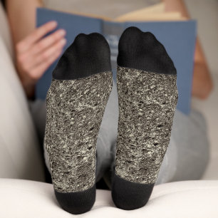 Abstrakte Betonstruktur Socken