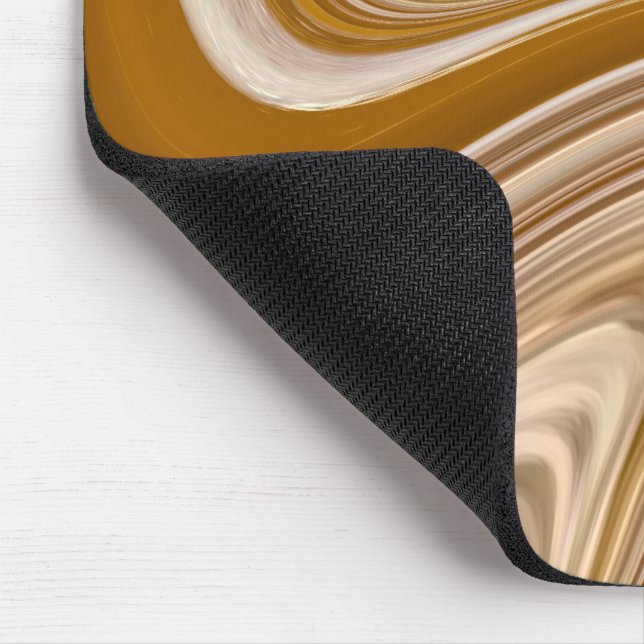 Abstrakte Bierzeit Mousepad (Ecke)