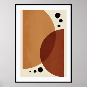 Abstrakte Bio Form Poster