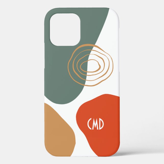 Abstrakte Bio Formen Case-Mate iPhone Hülle (Rückseite)