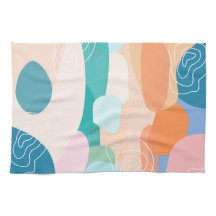 Abstrakte Bio Formen - Farbpalette