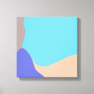 Abstrakte Bio Formen Leinwanddruck