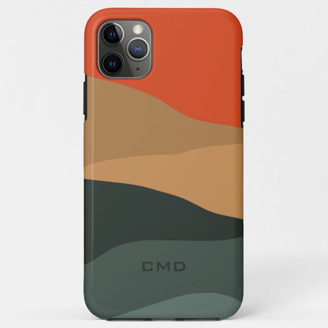 Abstrakte Bio Streifen Case-Mate iPhone Hülle (Rückseite)