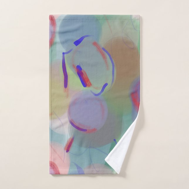 Abstrakte Blasen Handtuch (Handtuch)