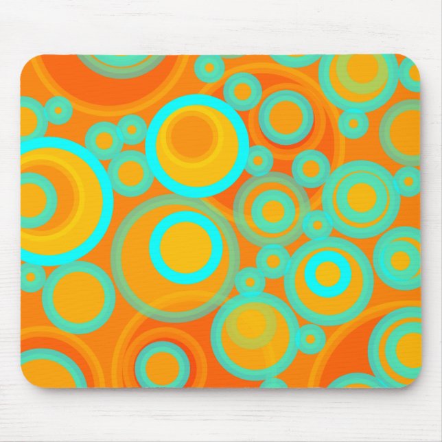Abstrakte Blasen Mousepad (Vorne)