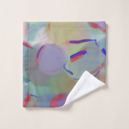 Abstrakte Blasen Waschlappen