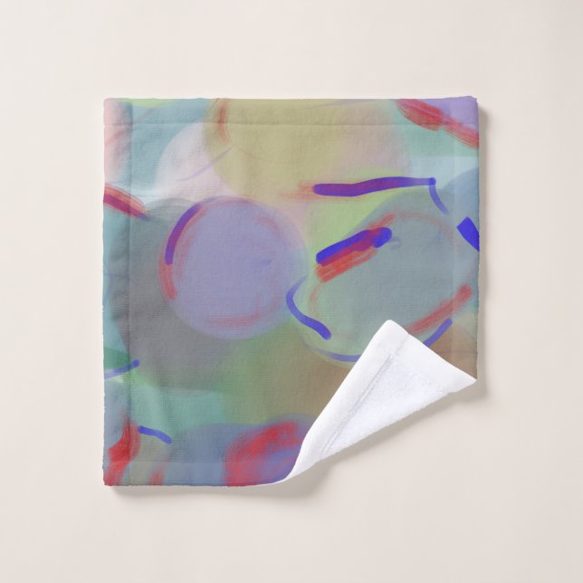 Abstrakte Blasen Waschlappen (Waschlappen)