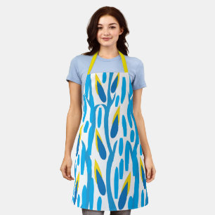 Abstrakte Blätter Elegant Modern Schürze