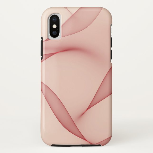 Abstrakte Blätter iPhone X Fall 2 Case-Mate iPhone Hülle (Rückseite)