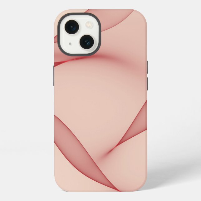 Abstrakte Blätter iPhone X Hülle 3 (Rückseite)