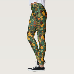 Abstrakte Blätter Leggings