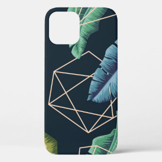 Abstrakte Blätter: Polygonale Linie Nahtlos. Case-Mate iPhone Hülle