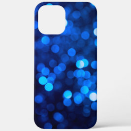 Abstrakte blaue Leuchtpunkte Case-Mate iPhone Hülle