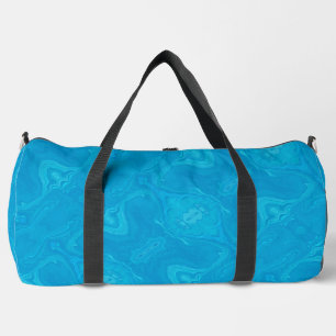 Abstrakte Blaue Marmor-Personalisierte HP-Hülle Duffle Bag