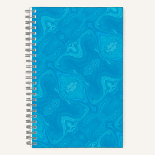 Abstrakte Blaue Marmor-Personalisierte HP-Hülle Notizbuch