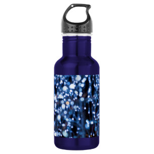 Abstrakte Blaulichtflasche Edelstahlflasche