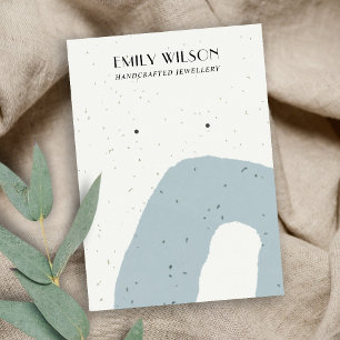 ABSTRAKTE BLUE GRAY KERAMIK STUDIEREN ERKENNUNG VISITENKARTE