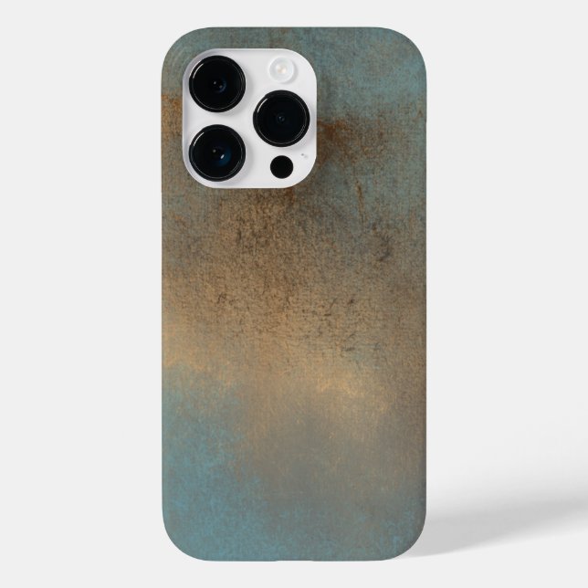 Abstrakte Blues Brown Art Case-Mate iPhone 14 Pro Hülle (Rückseite)
