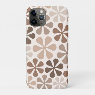 Abstrakte Blume (B) Braune Taupe Case-Mate iPhone Hülle