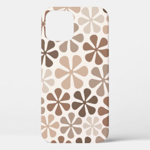 Abstrakte Blume (B) Braune Taupe Case-Mate iPhone Hülle