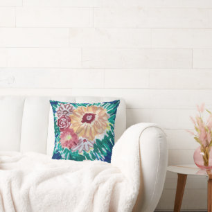 Abstrakte Blume Bouquet Malerei Kissen