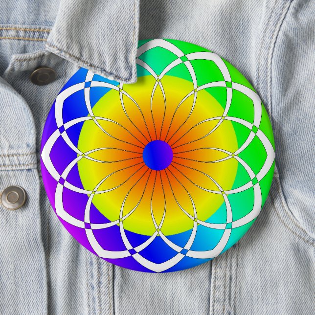 Abstrakte Blume Button (Beispiel)