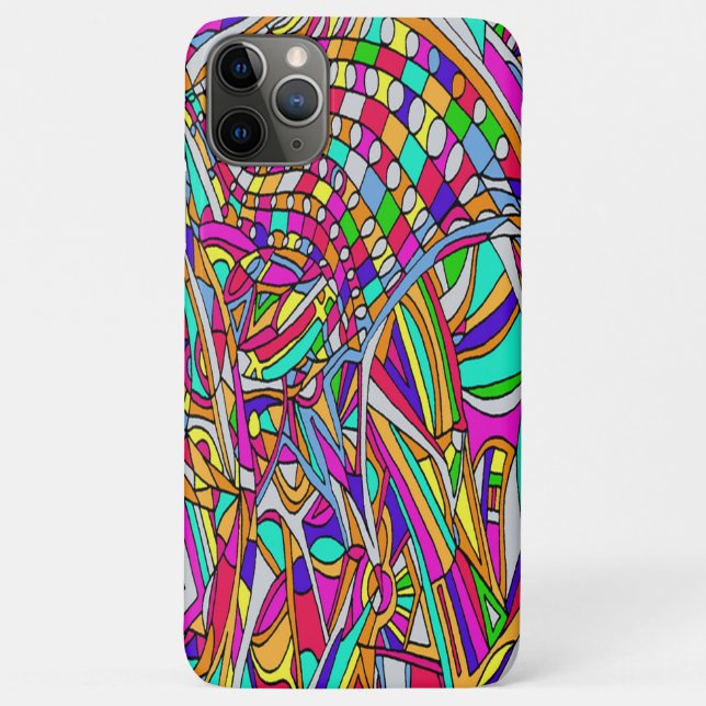 Abstrakte Blume Case-Mate iPhone Hülle (Rückseite)