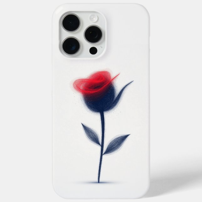 Abstrakte Blume Case-Mate iPhone Hülle (Rückseite)
