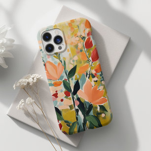 Abstrakte Blume Design florale Kunst Case-Mate iPhone 14 Pro Max Hülle