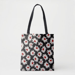 Abstrakte Blume, ein künstlerisches Wasserfarbmust Tasche