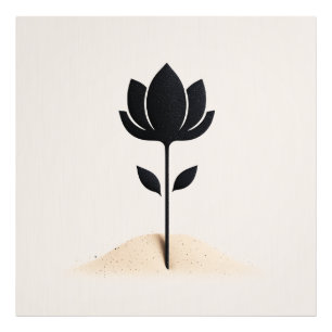 Abstrakte Blume Fotodruck