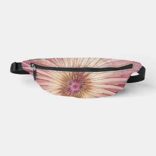 Abstrakte Blume Fraktal Kunst und Schatten Burgund Bauchtasche
