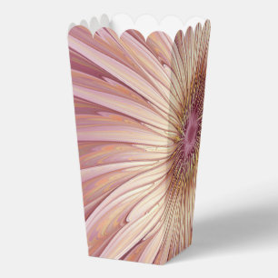 Abstrakte Blume Fraktal Kunst und Schatten Burgund Geschenkschachtel